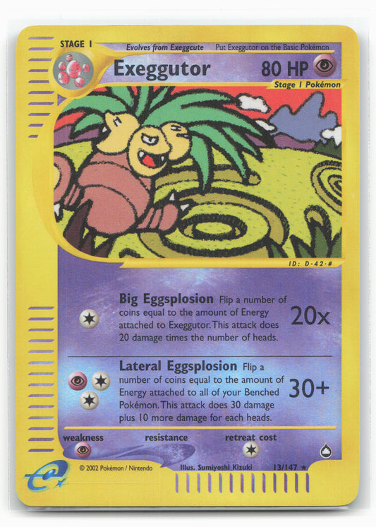 Aquapolis #013/147 Exeggutor (13) Holo 18323