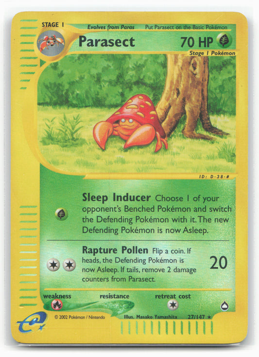 Aquapolis #027/147 Parasect Holo 18324