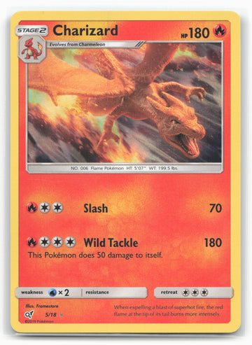 Detective Pikachu #5/18 Charizard Holo 18325
