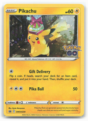 SWSH: Sword & Shield Promo Cards #SWSH234 Pikachu Holo 18326