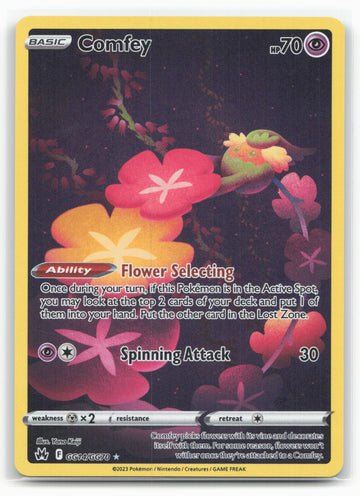 Crown Zenith: Galarian Gallery #GG14/GG70 Comfey Holo 18331