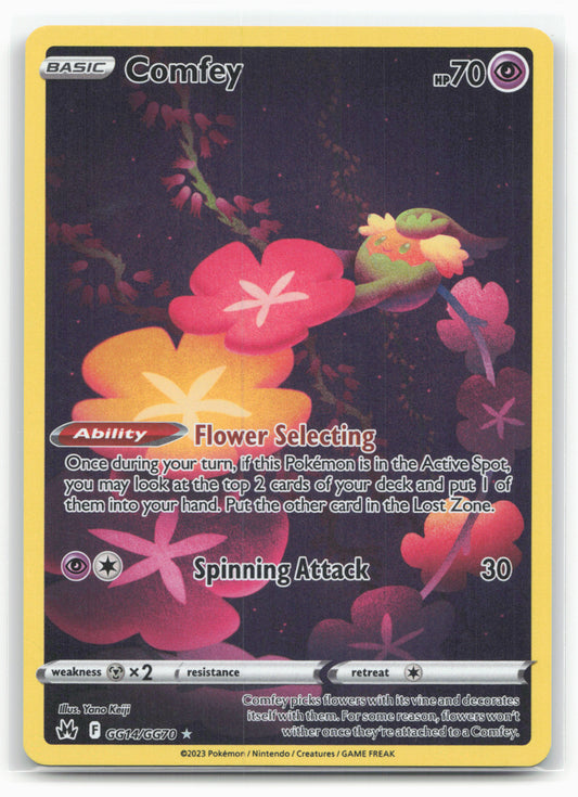 Crown Zenith: Galarian Gallery #GG14/GG70 Comfey Holo 18331