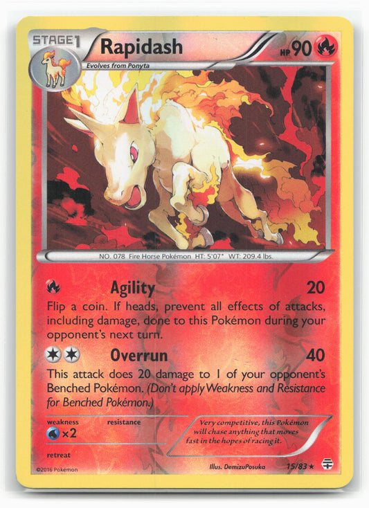 Generations #15/83 Rapidash Holo 18337
