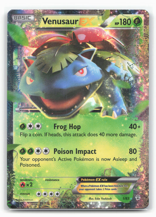 Generations #1/83 Venusaur EX Holo 18338