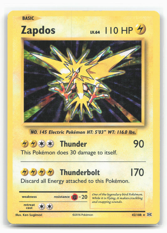 XY - Evolutions #42/108 Zapdos 18339 Holo