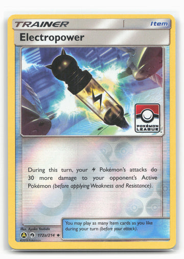 League & Championship Cards #172a/214 Electropower Holo 18344