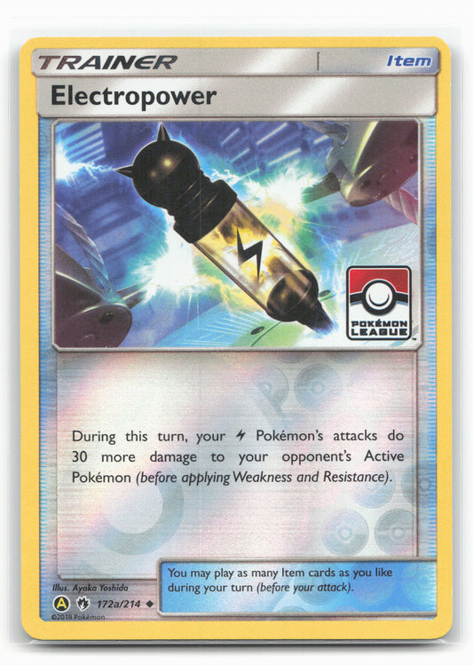 League & Championship Cards #172a/214 Electropower Holo 18344