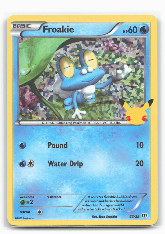 McDonald's 25th Anniversary Promos #022/025 Froakie Holo 18345