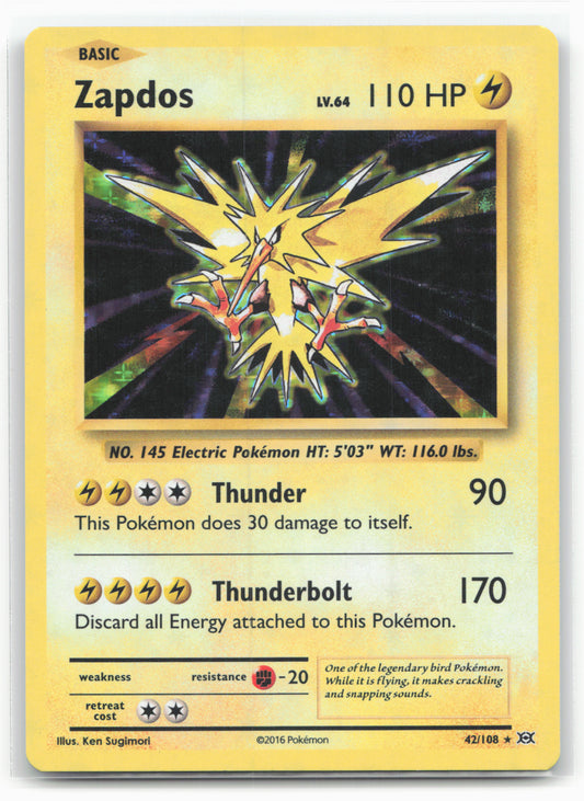 XY - Evolutions #42/108 Zapdos 18348 Holo