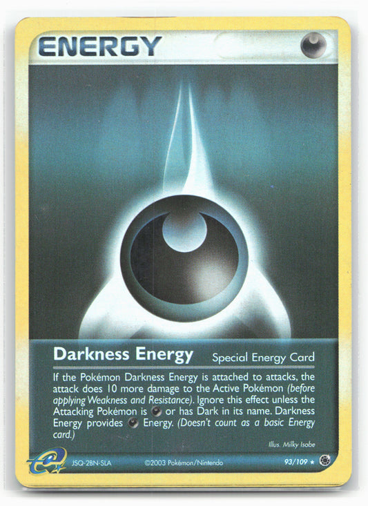 Ruby and Sapphire #93/109 Darkness Energy (Special) Holo 18350