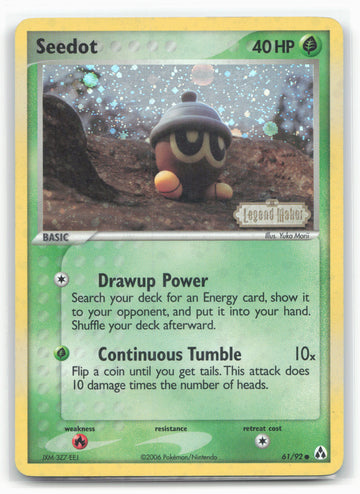 Legend Maker #61/92 Seedot 18359 Holo