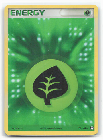 Power Keepers #103/108 Grass Energy 18362 Holo