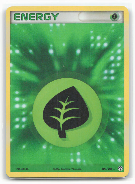 Power Keepers #103/108 Grass Energy 18362 Holo