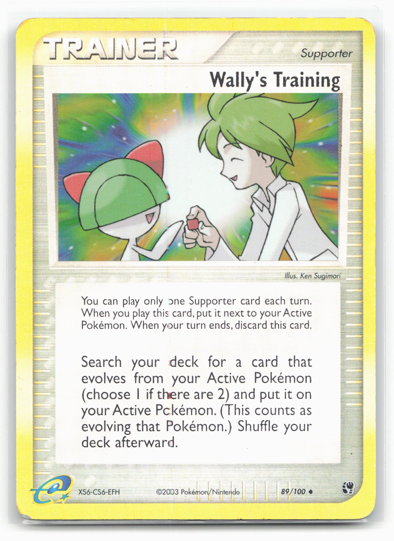 Sandstorm #89/100 Wally's Training Holo 18370