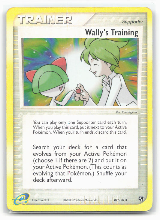 Sandstorm #89/100 Wally's Training Holo 18370