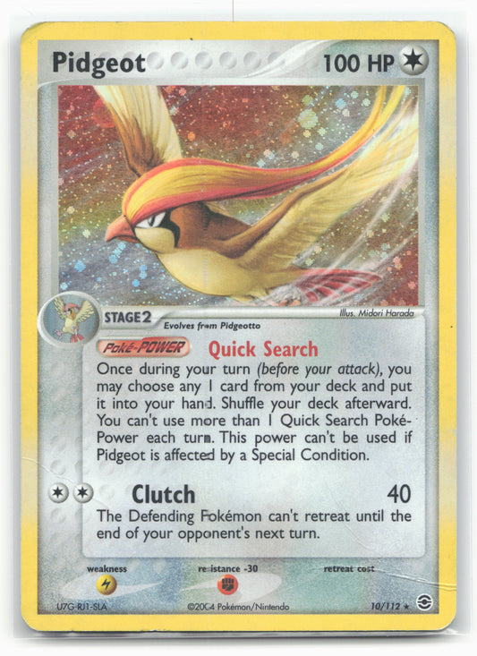 FireRed & LeafGreen #10/112 Pidgeot 18378 Holo
