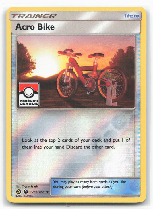 League & Championship Cards #123a/168 Acro Bike 18379 Holo