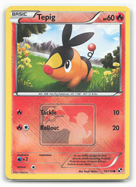 League & Championship Cards #015/114 Tepig 18380 Holo