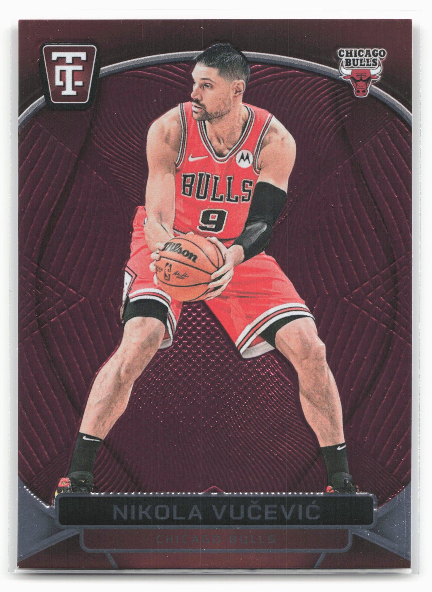 2024-25 Panini Totally Certified #84 Nikola Vucevic Mirror Maroon