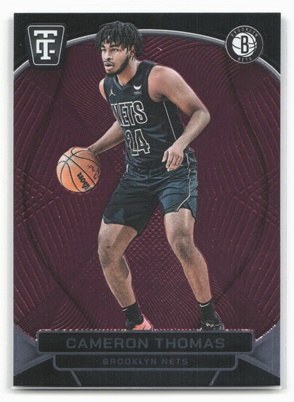2024-25 Panini Totally Certified #42 Cameron Thomas Mirror Maroon 18421