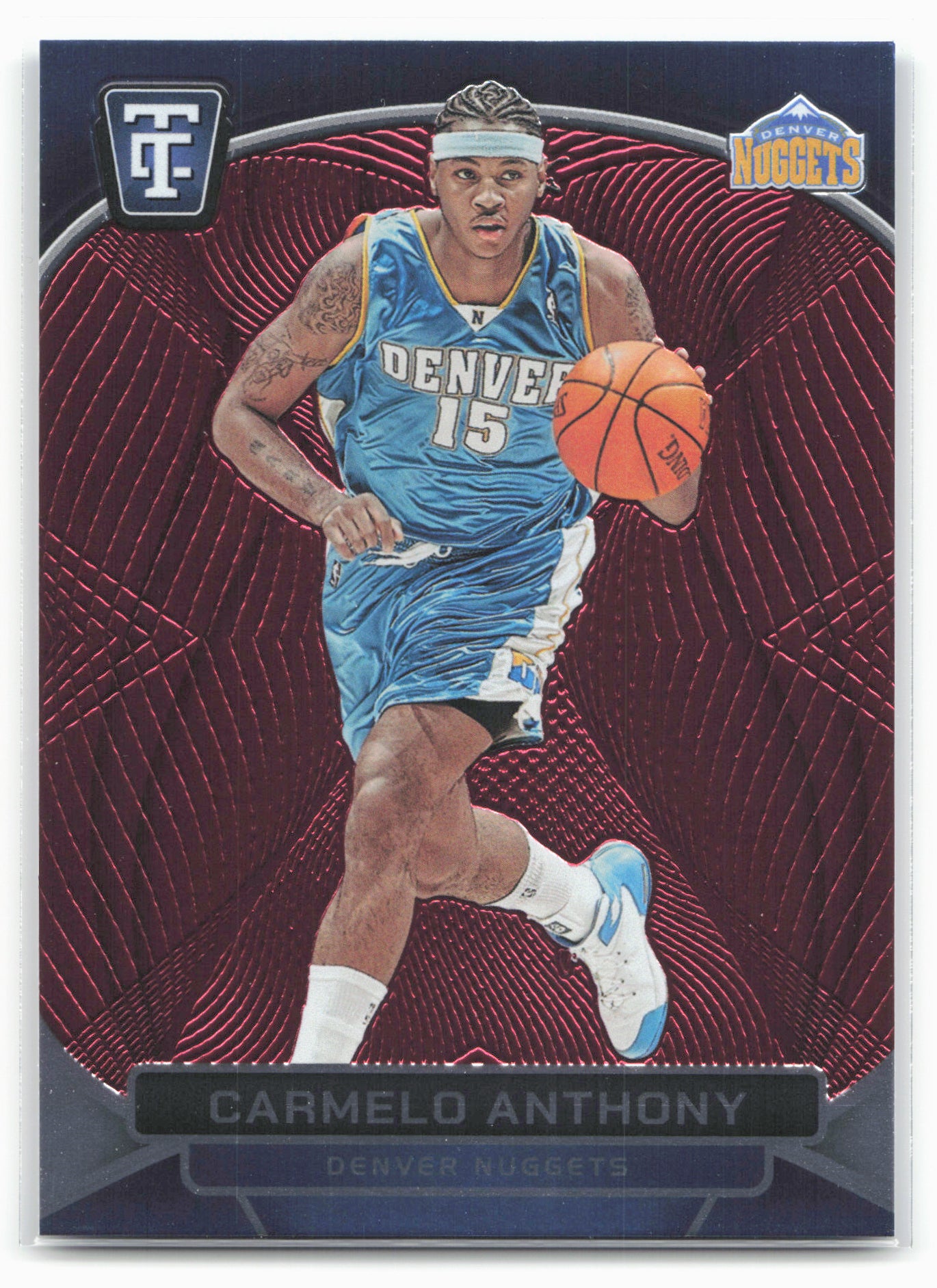 2024-25 Panini Totally Certified #185 Carmelo Anthony Mirror Maroon 18423