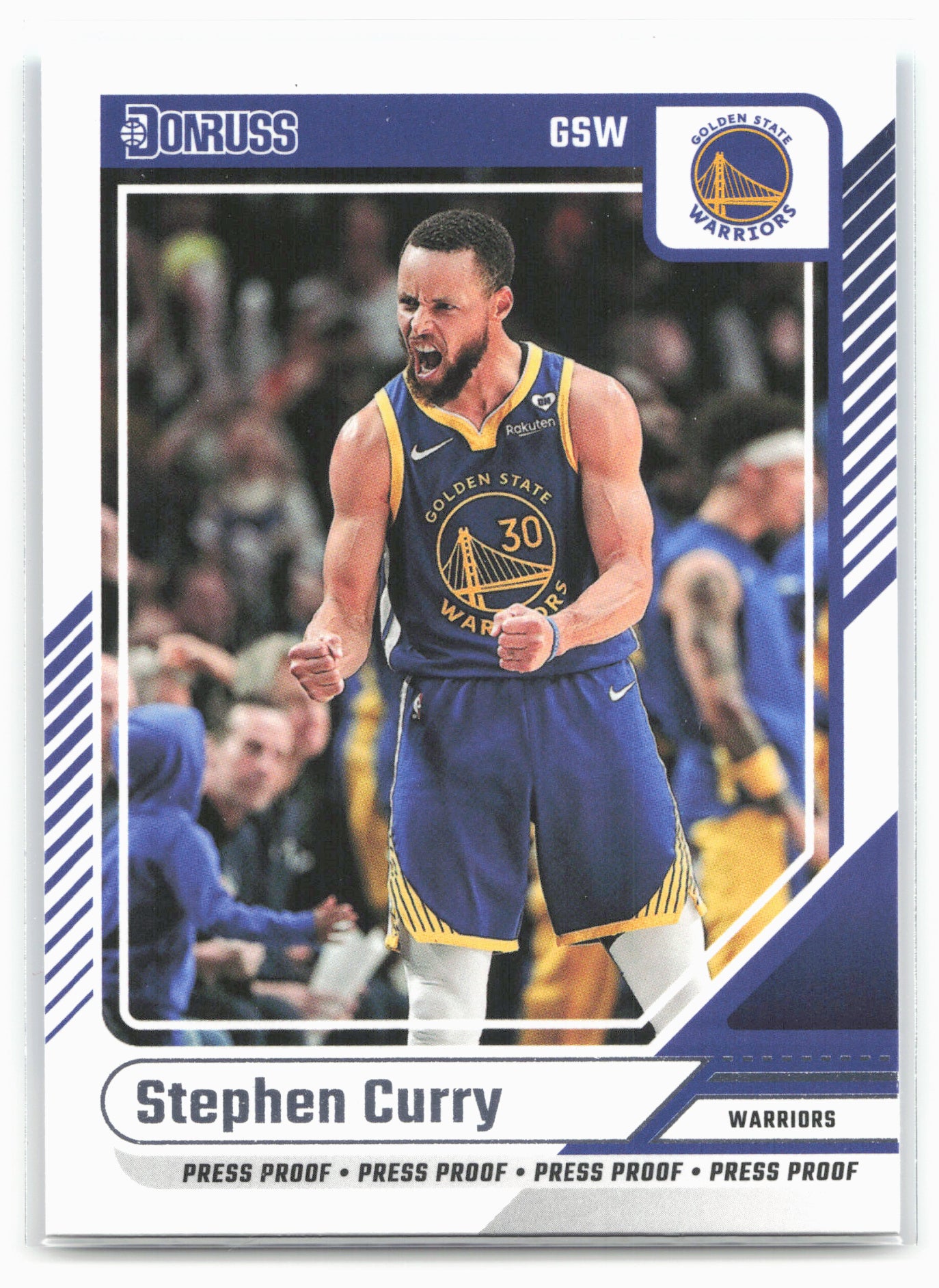 2024-25 Donruss #64 Stephen Curry Press Proof Silver
