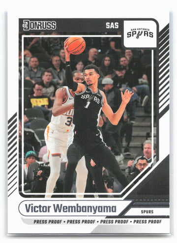 
2024-25 Donruss #6 Victor Wembanyama Press Proof Silver