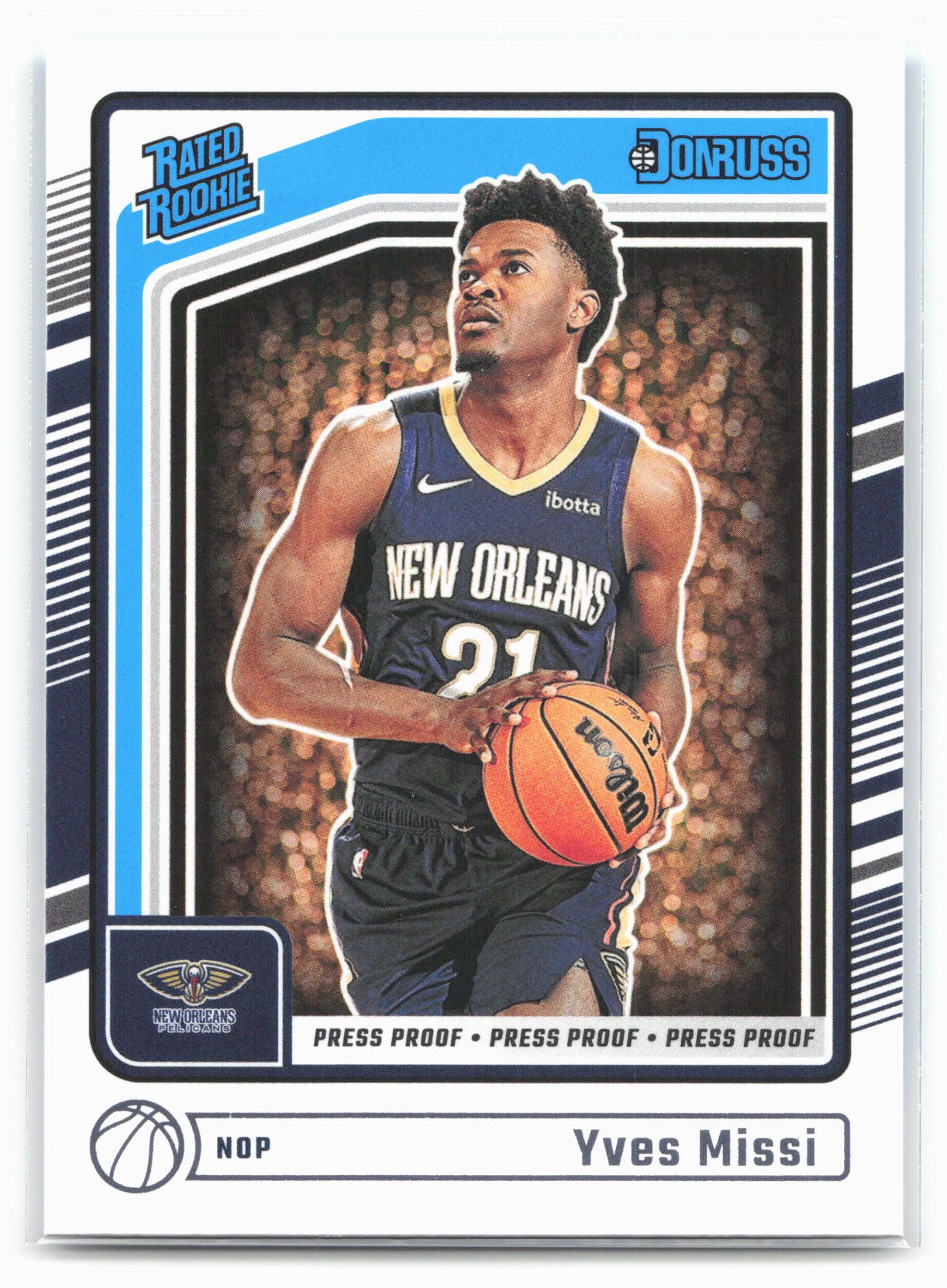 2024-25 Donruss #217 Yves Missi Press Proof Silver