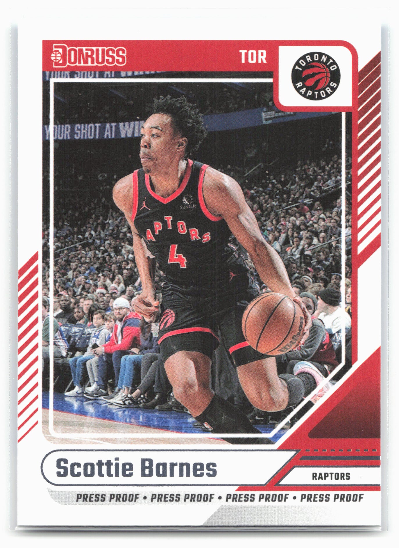 2024-25 Donruss #153 Scottie Barnes Press Proof Silver