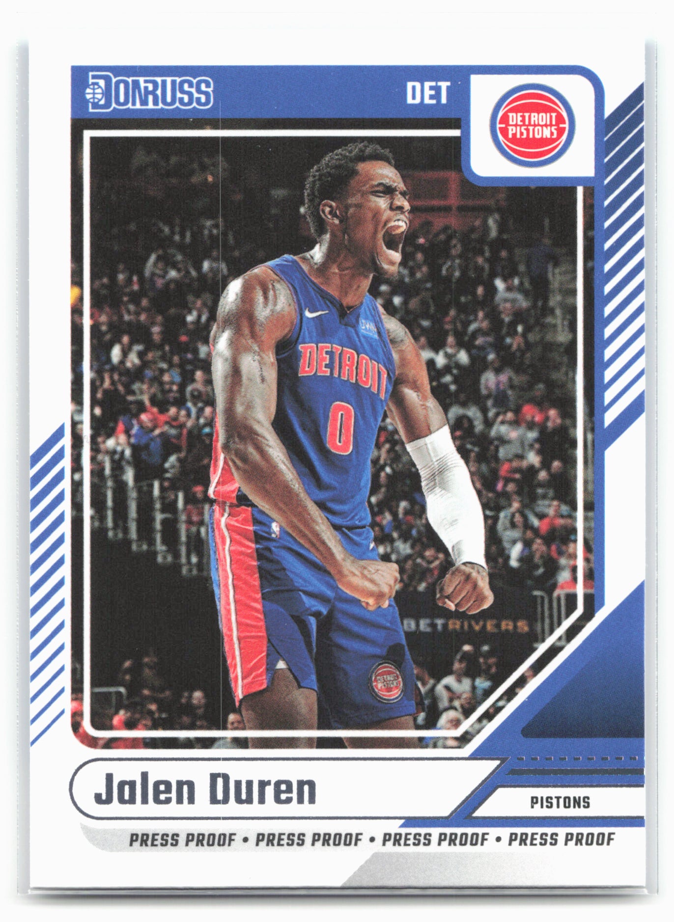 2024-25 Donruss #138 Jalen Duren Press Proof Silver