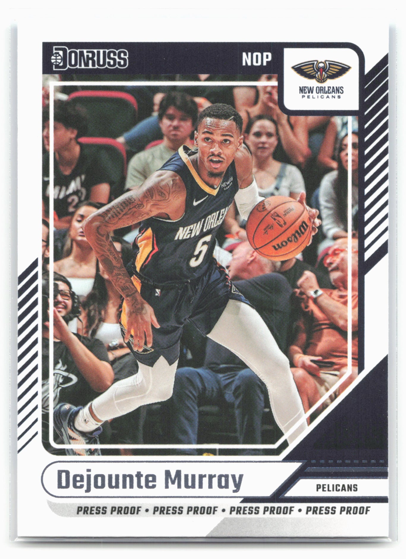 2024-25 Donruss #90 Dejounte Murray Press Proof Silver