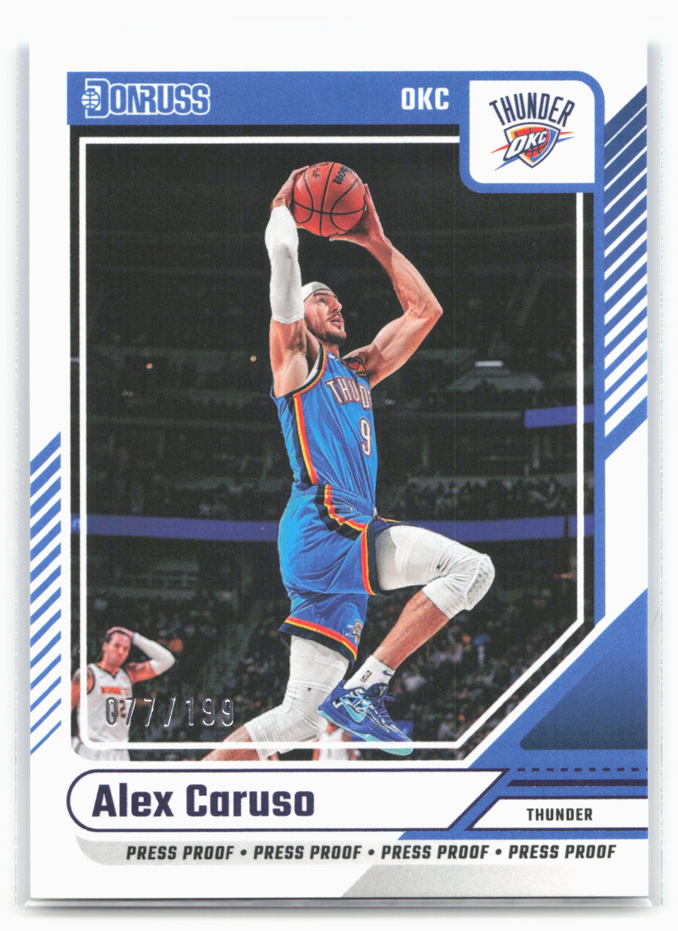 2024-25 Donruss #35 Alex Caruso Press Proof Purple