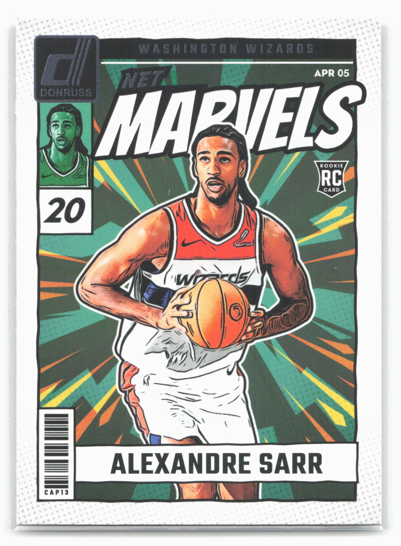 2024-25 Donruss #8 Alexandre Sarr Net Marvels