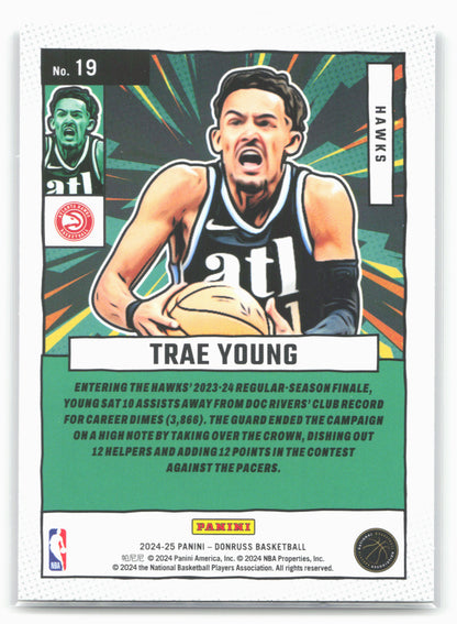 2024-25 Donruss #19 Trae Young Net Marvels