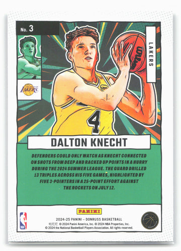 
2024-25 Donruss #3 Dalton Knecht Net Marvels