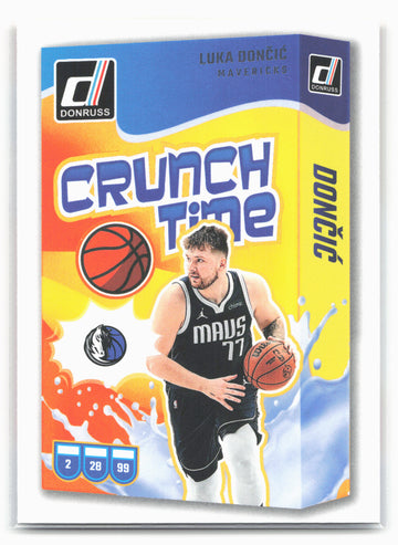 
2024-25 Donruss #8 Luka Doncic Crunch Time