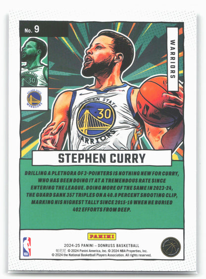 2024-25 Donruss #9 Stephen Curry Net Marvels