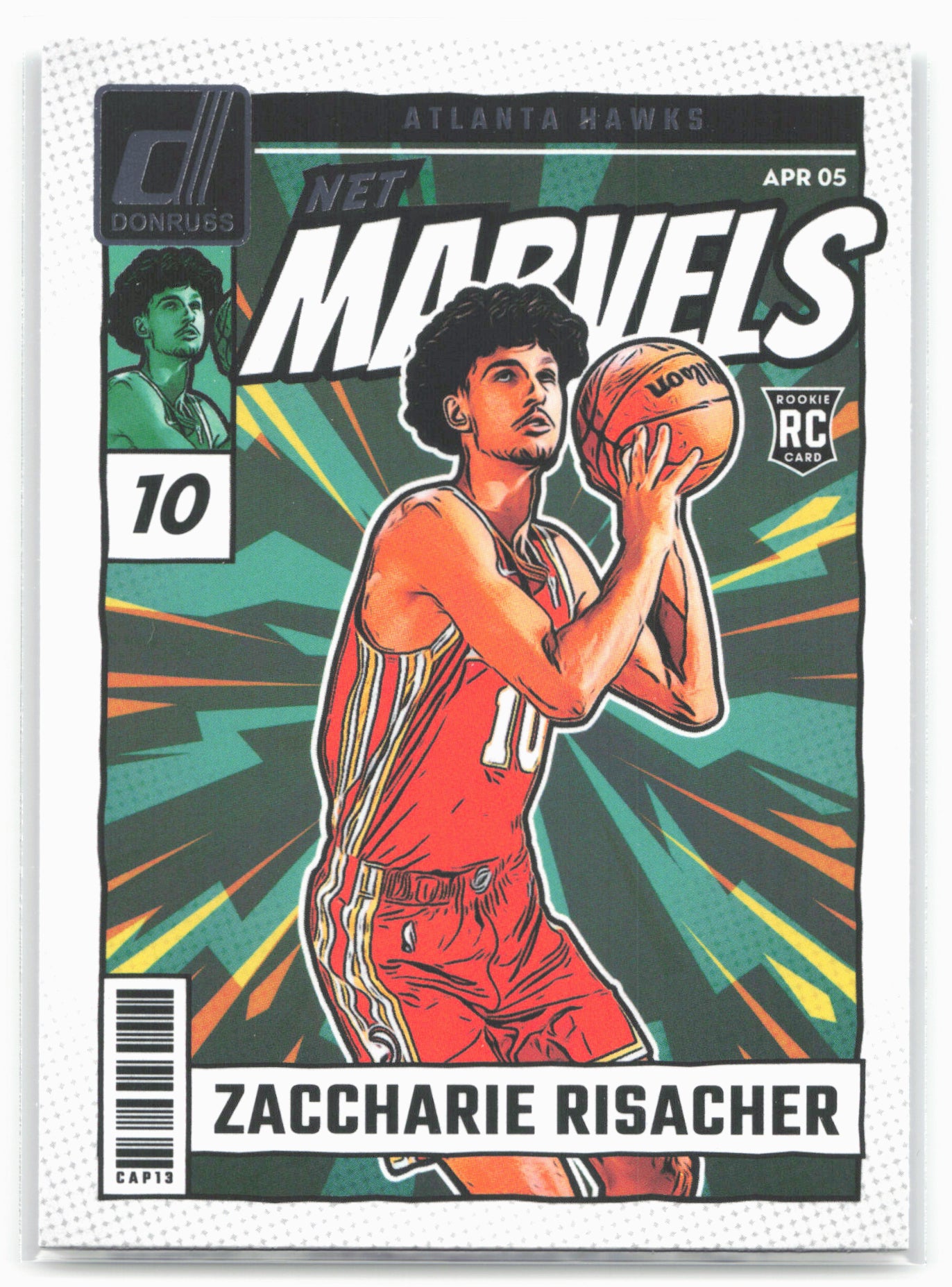 2024-25 Donruss #14 Zaccharie Risacher Net Marvels