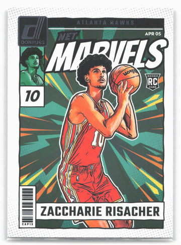 
2024-25 Donruss #14 Zaccharie Risacher Net Marvels
