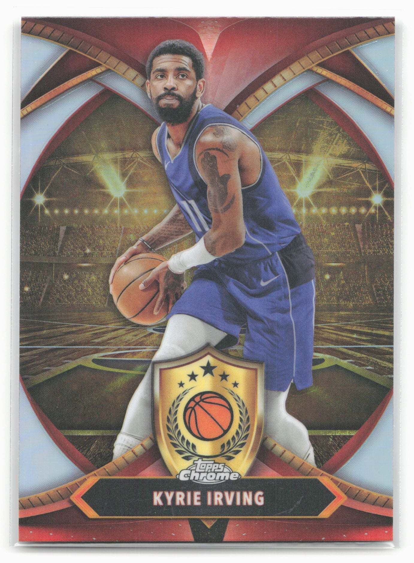 2024-25 Topps Chrome #BOD-10 Kyrie Irving Ball of Duty Refractor