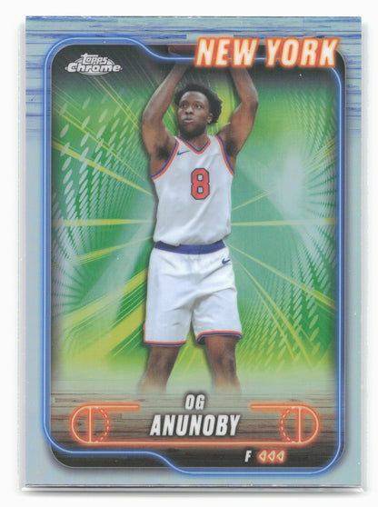2024-25 Topps Chrome #60 OG Anunoby Refractor 18499