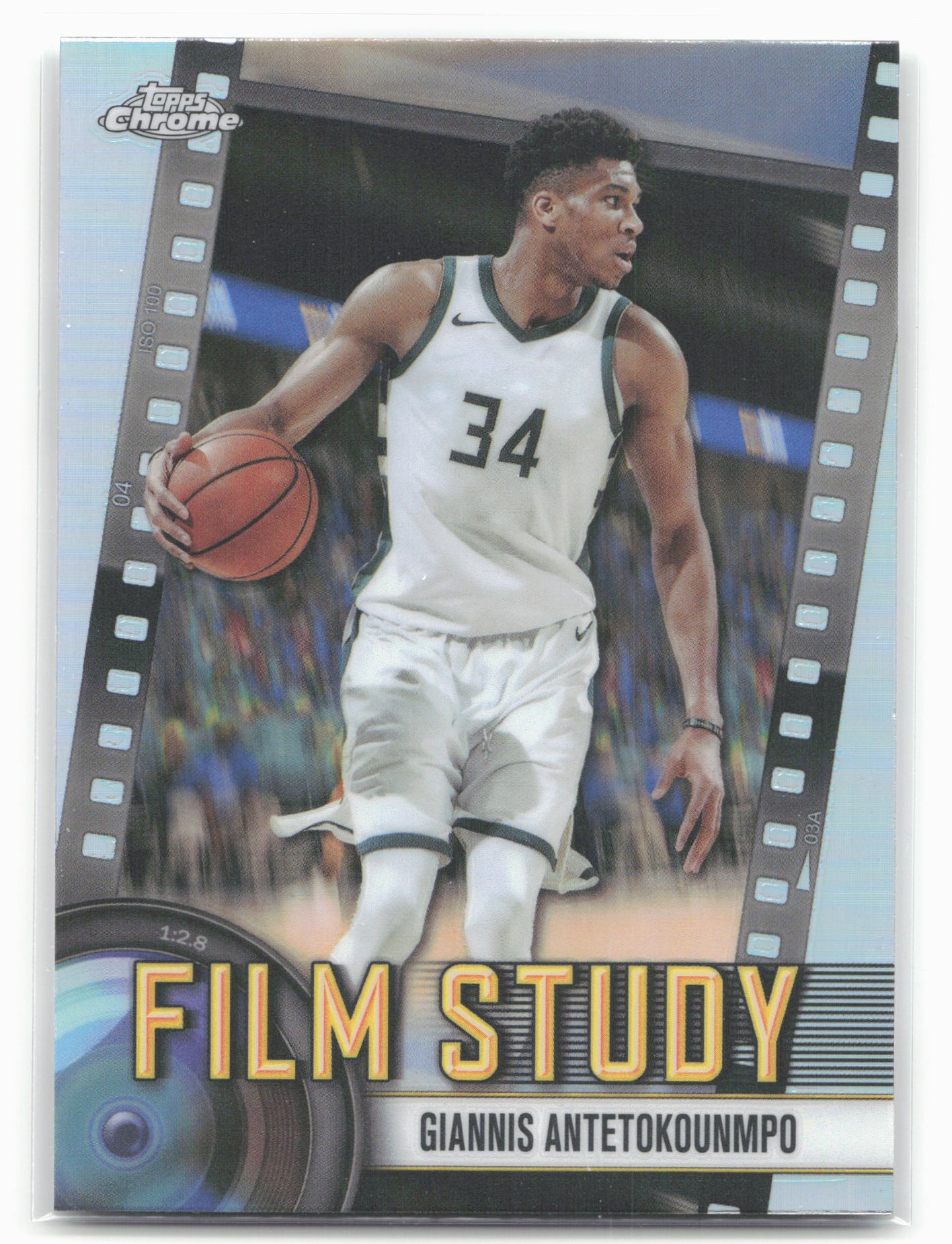 2024-25 Topps Chrome #FS-3 Giannis Antetokounmpo Film Study Refractor