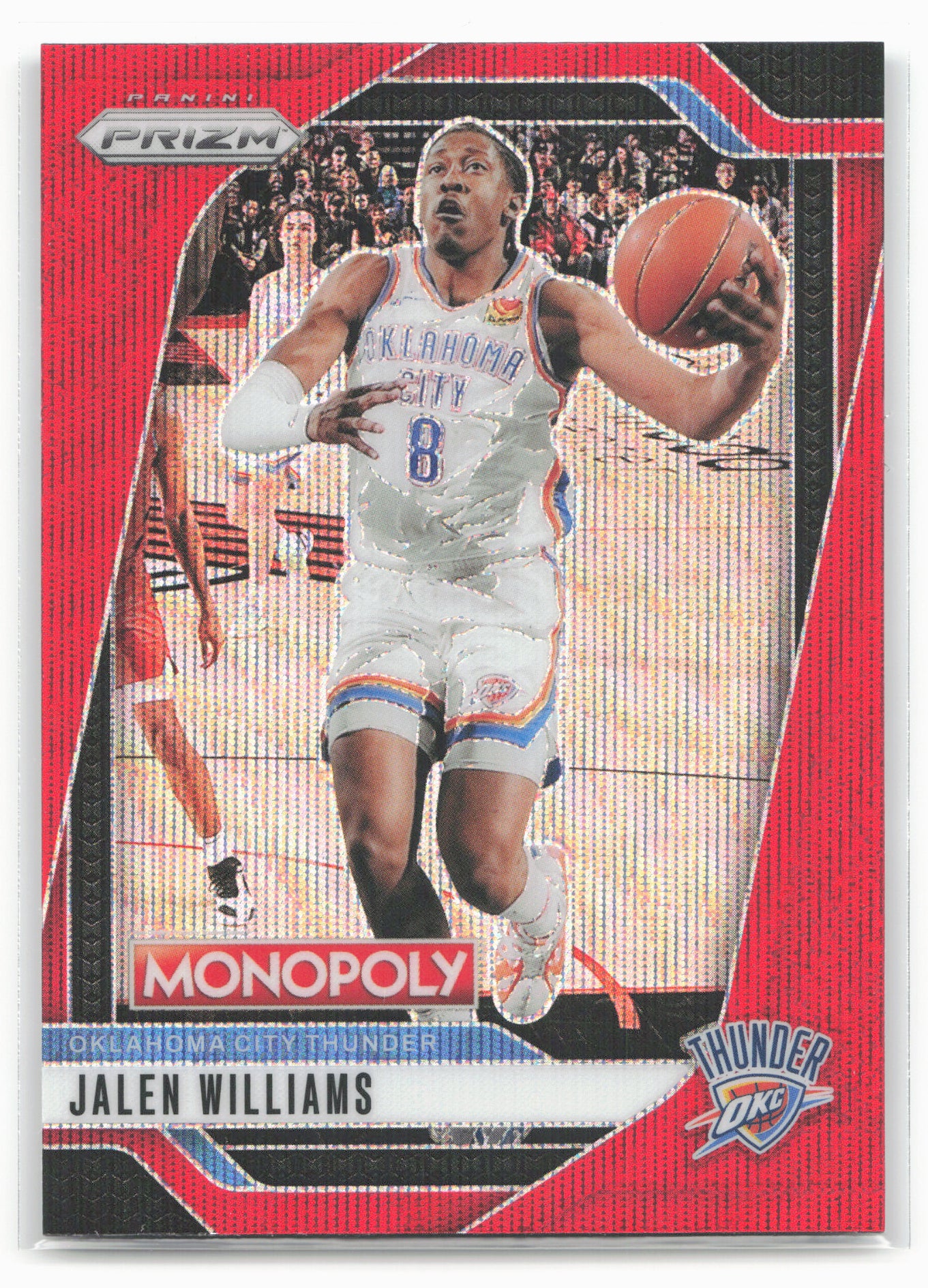 2024-25 Panini Prizm Monopoly #81 Jalen Williams Red Prizms