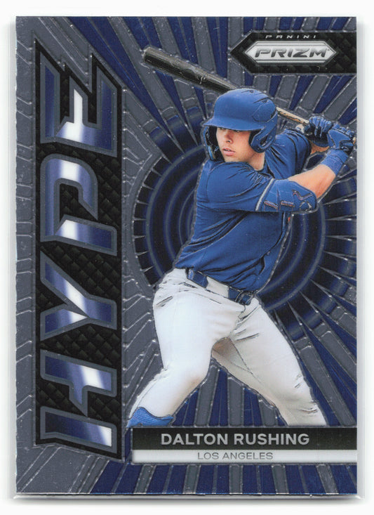 2024 Panini Prizm #22 Dalton Rushing Hype