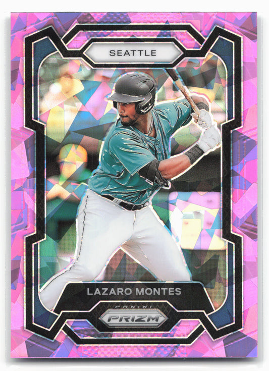 2024 Panini Prizm #67 Lazaro Montes Pink Ice Prizms