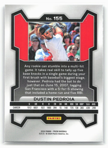 
2024 Panini Prizm #155 Dustin Pedroia