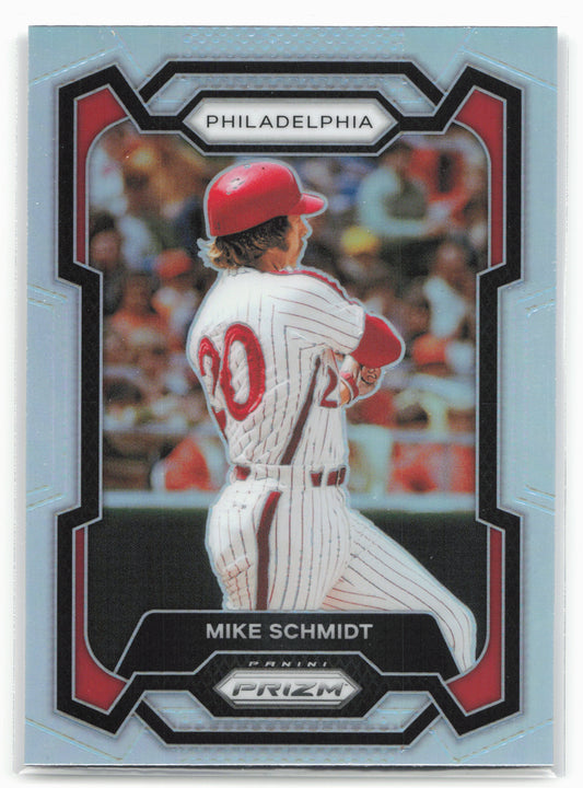 2024 Panini Prizm #73 Mike Schmidt Silver Prizms