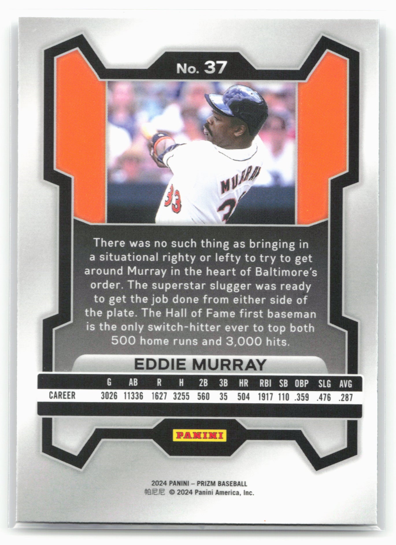 2024 Panini Prizm #37 Eddie Murray