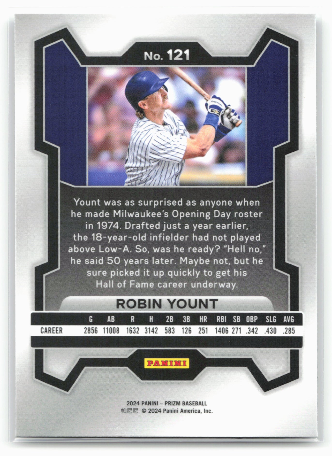 2024 Panini Prizm #121 Robin Yount