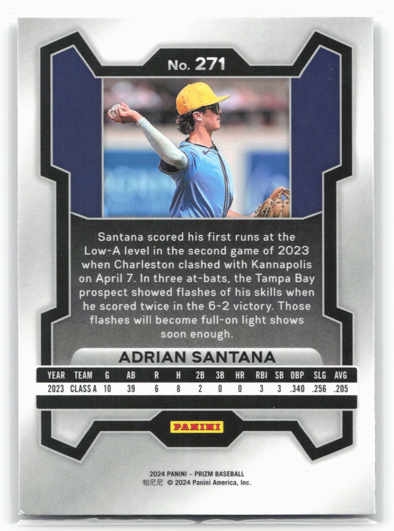 2024 Panini Prizm #271 Adrian Santana